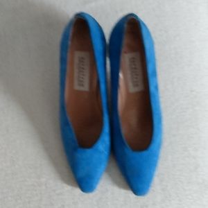 Blue suede shoes